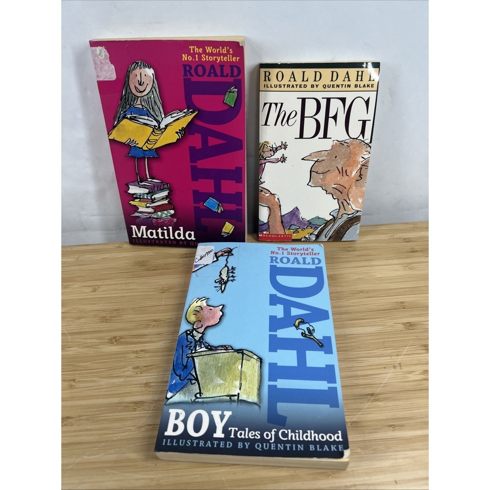 Roald Dahl Paperback Book Lot of 3 – The BFG Matilda‎ Boy